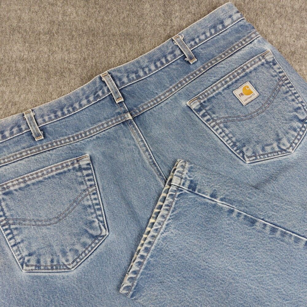 Carhartt FR Fire Resistant Men’s Size 42x30(Fit 40x30) Blue Jeans FRB160-DNM